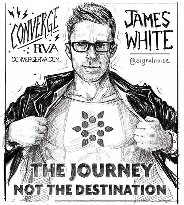James White poster sketch